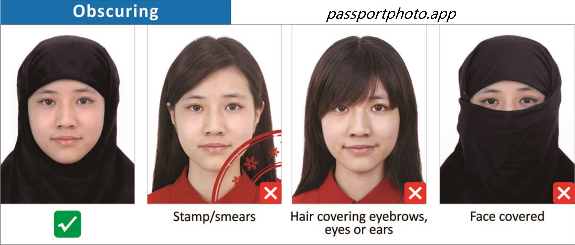 China obscuring examples