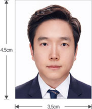Korean passport photo dimensions 35x45mm