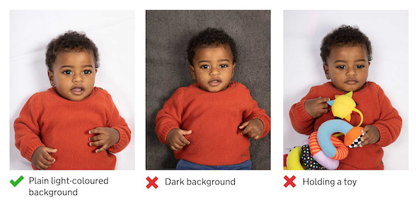 UK Child Passport Photo Guidance